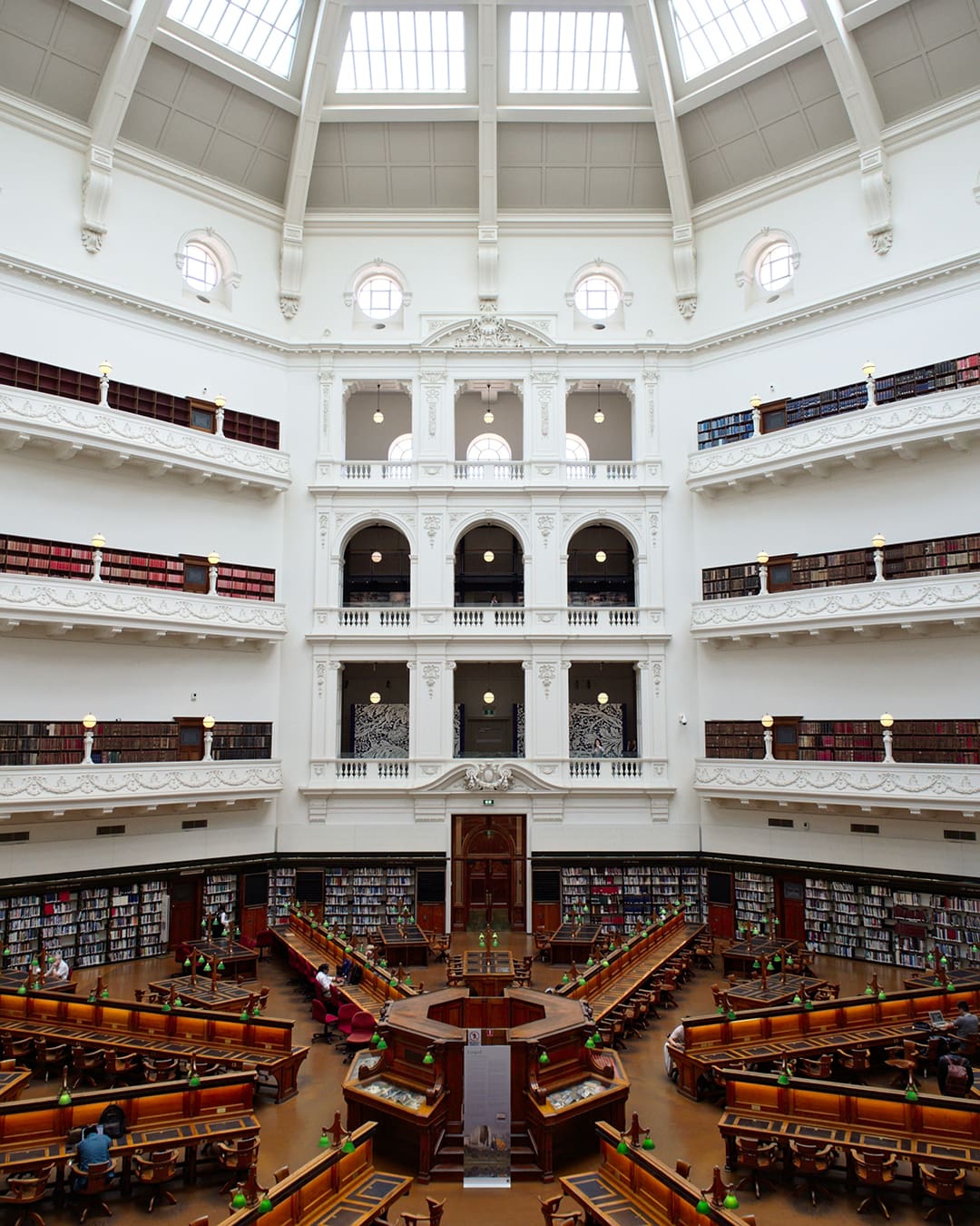 Inside State Library Victoria in Melbourne. Photo by Nate Watson