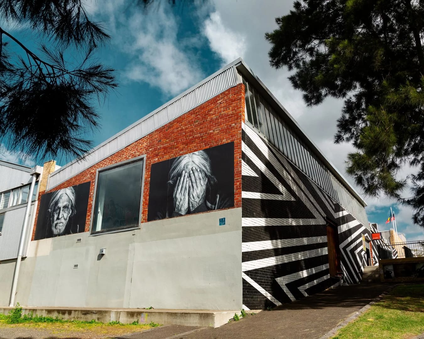 'Uncle Larry' (2018) public art by Daniela Rodriguez on display at Footscray Community Arts in Melbourne. Photo by Gianna Rizzo