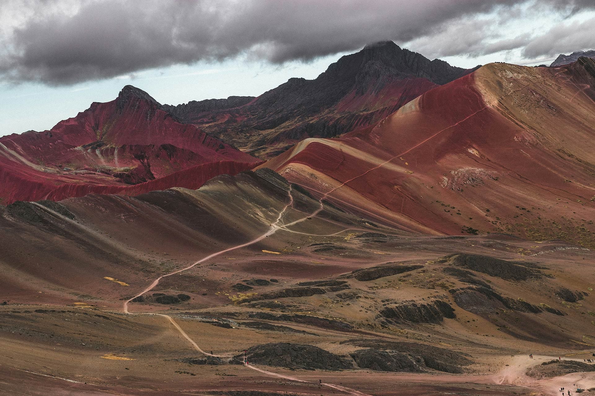 The Red Valley in Cusco, Peru