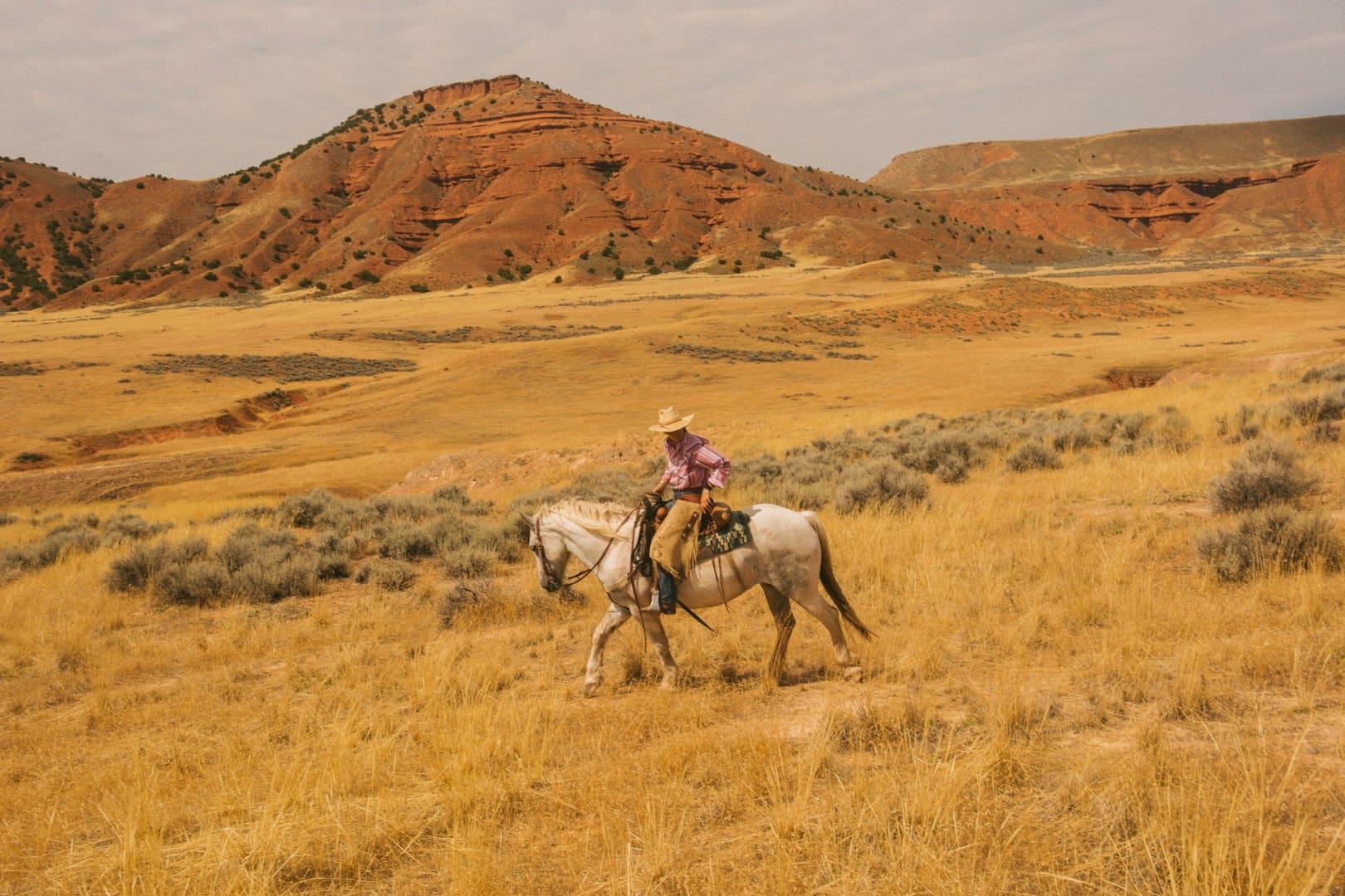 Horseback riding at Hyattville, Wyoming Paintrock Canyon Ranch