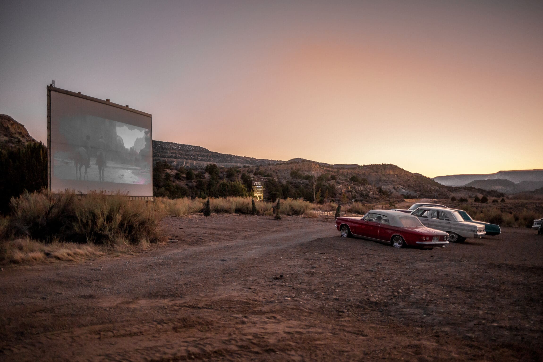 Drive-in cinema at Ofland Escalante