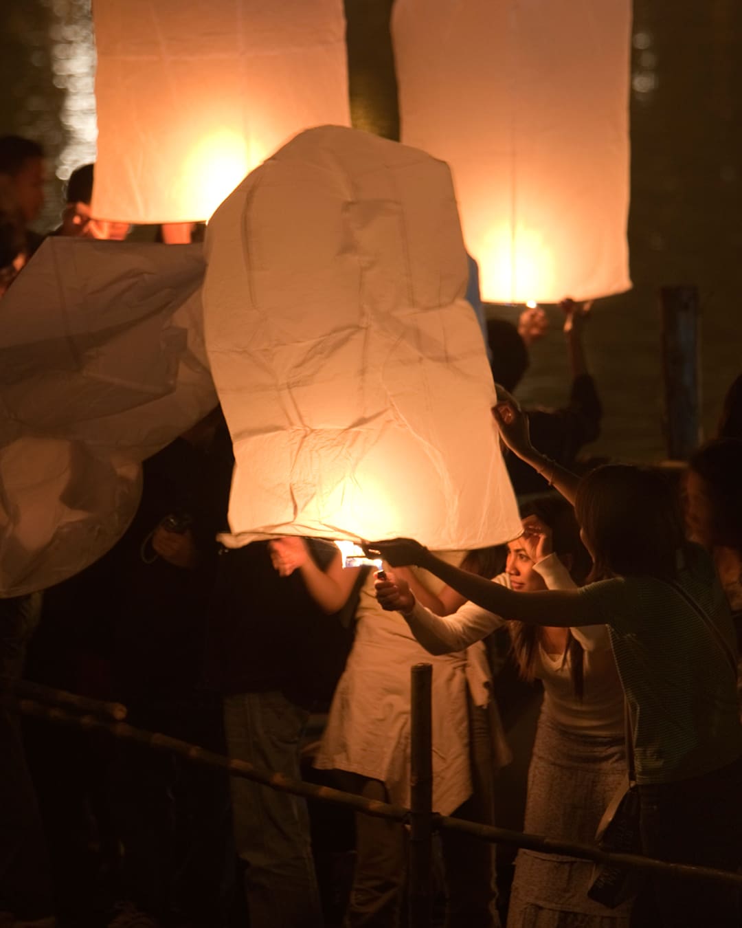 Lanterns at Loy Krathong festival, Chiang Mai