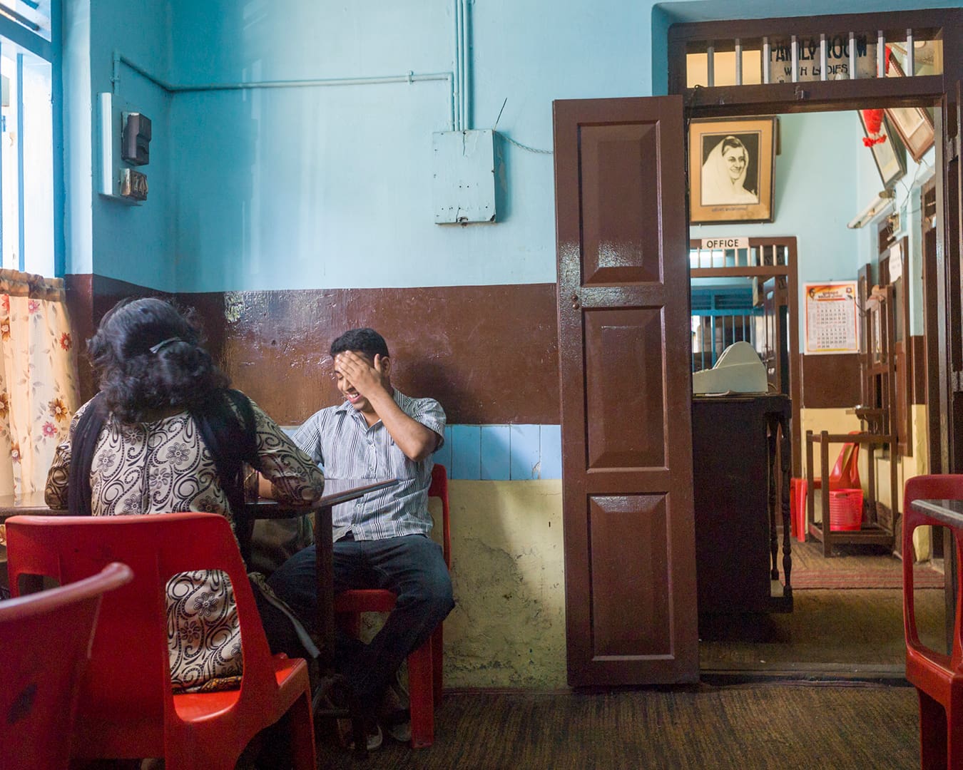 A local cafe in Kottayam, Kerala