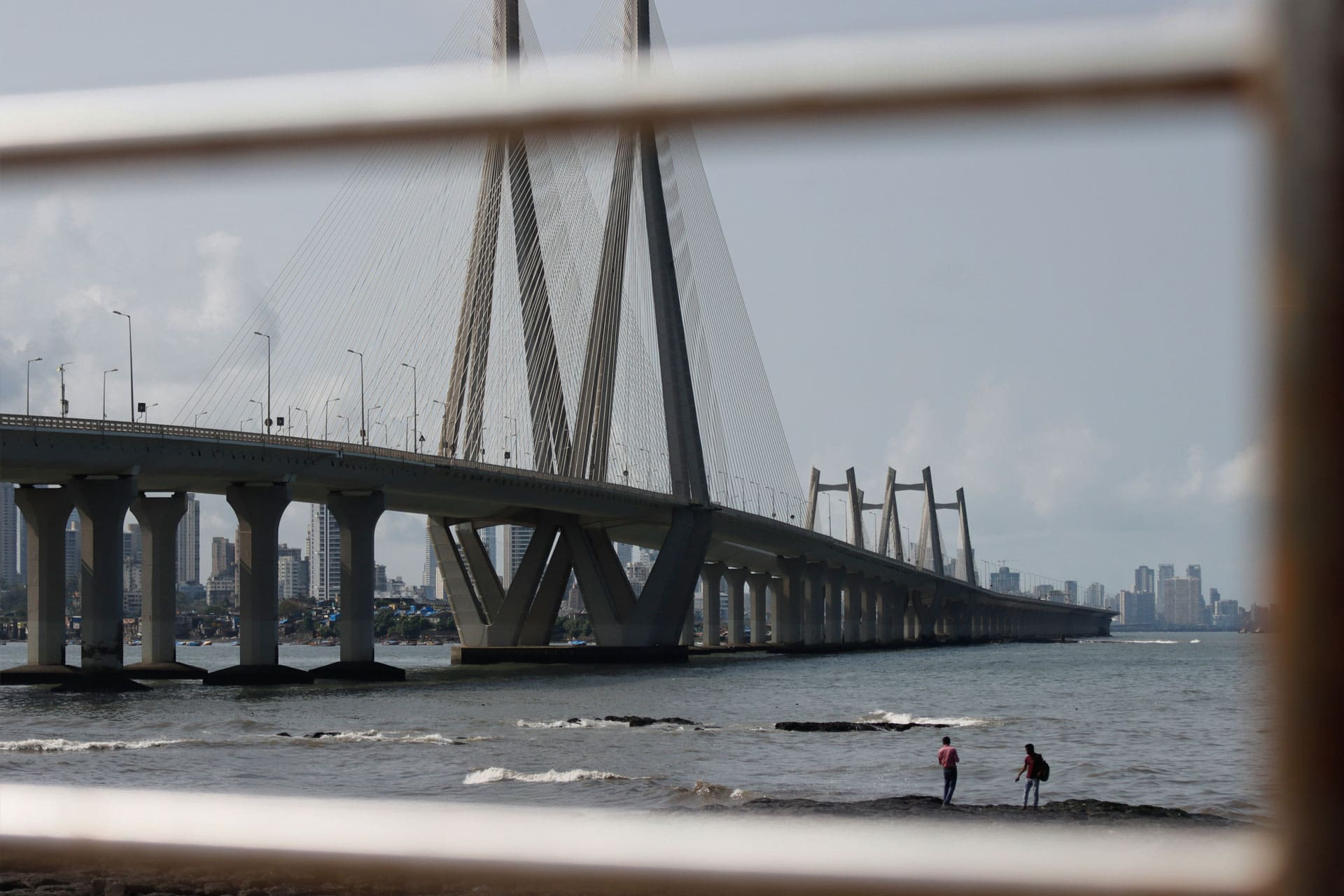 The Bandra Worli Sea Link. 