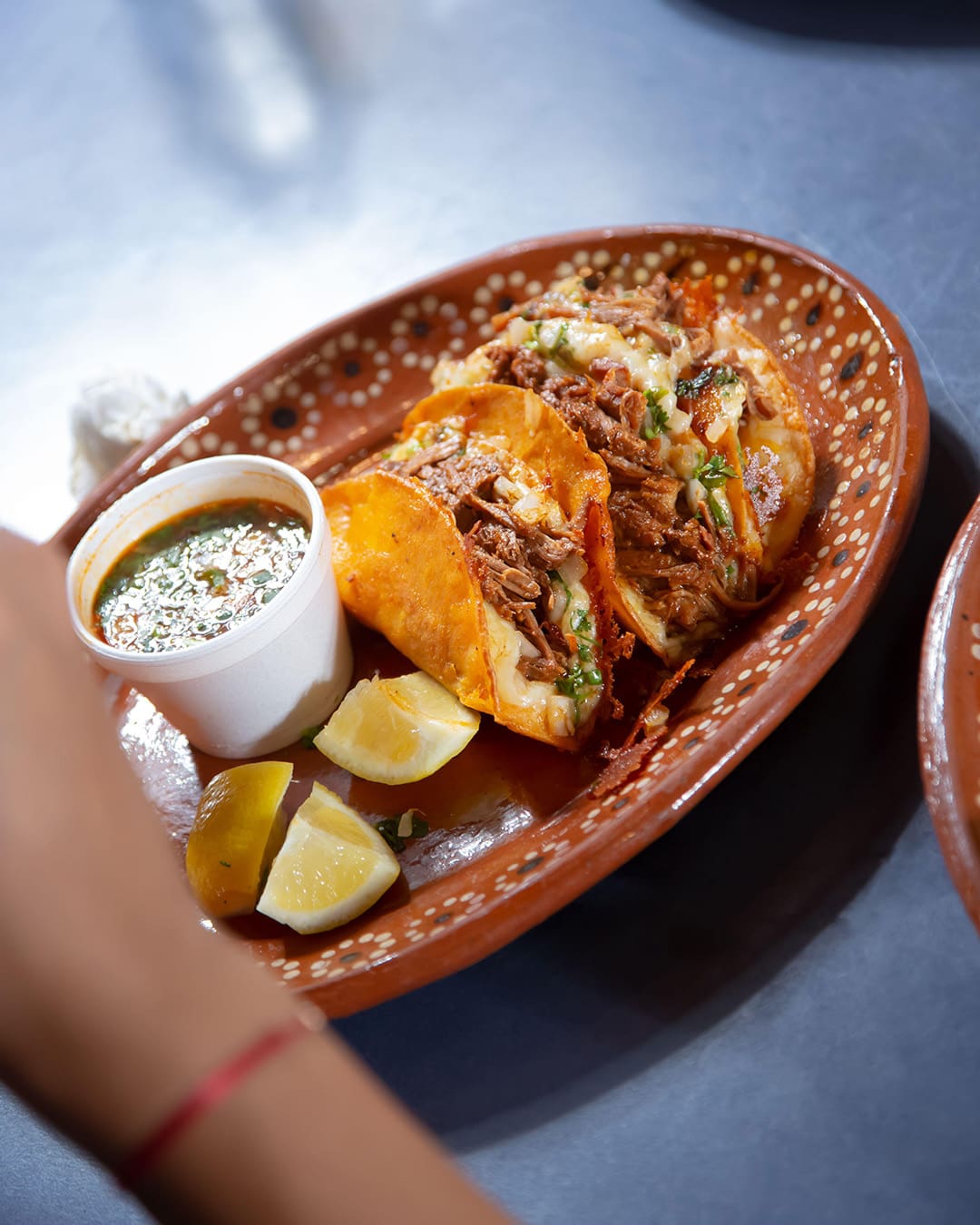 Traditional Mexican tacos. Photography by Stephen Llyod