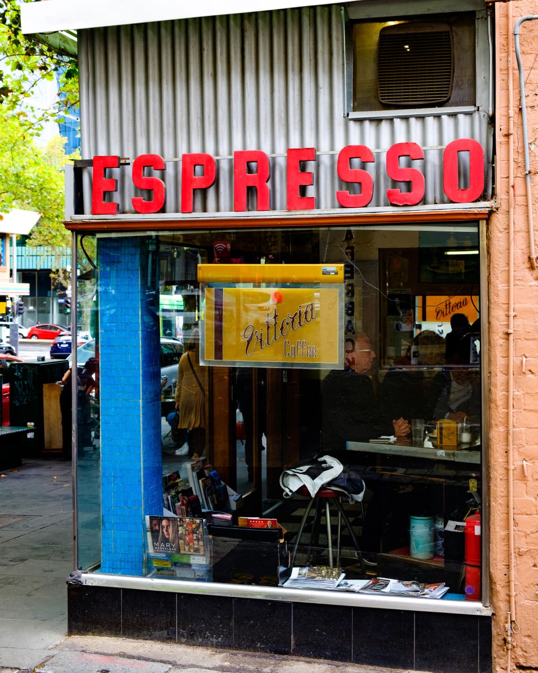 Pellegrini's espresso bar in Melbourne. Photo by Michael Holloway.