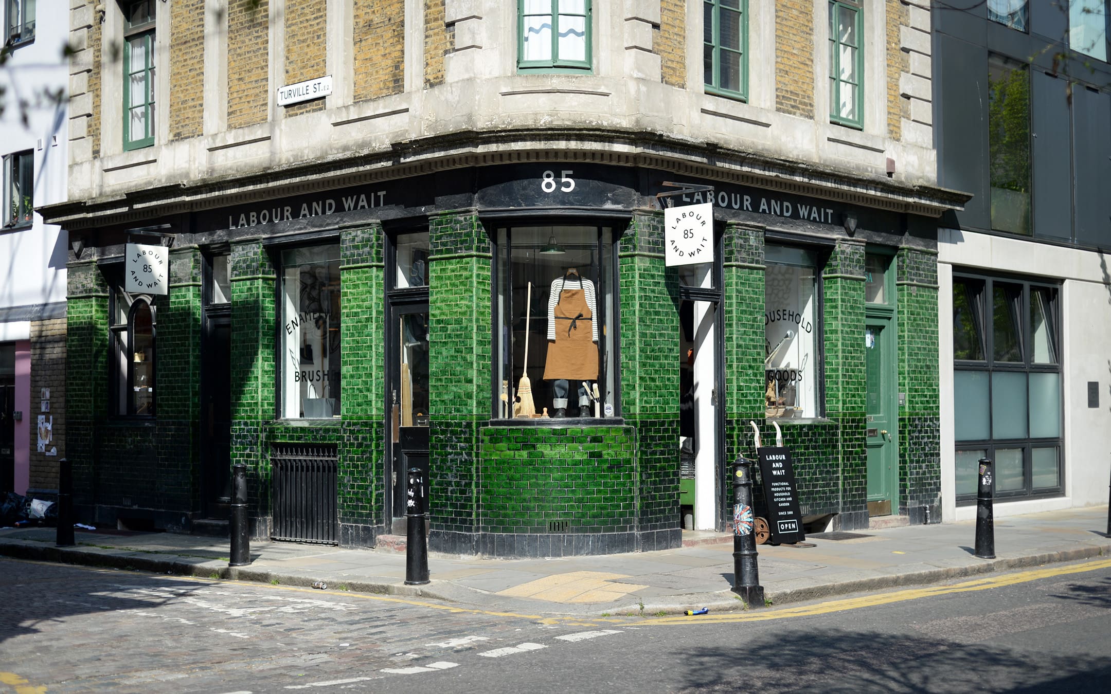 Exterior of Labour and Wait on Redchurch Street in Shoreditch