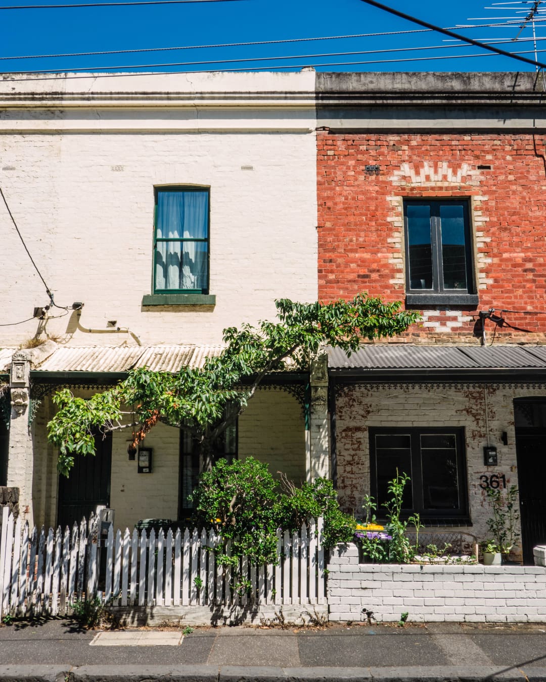 A traditional street in Fitzroy Melbourne