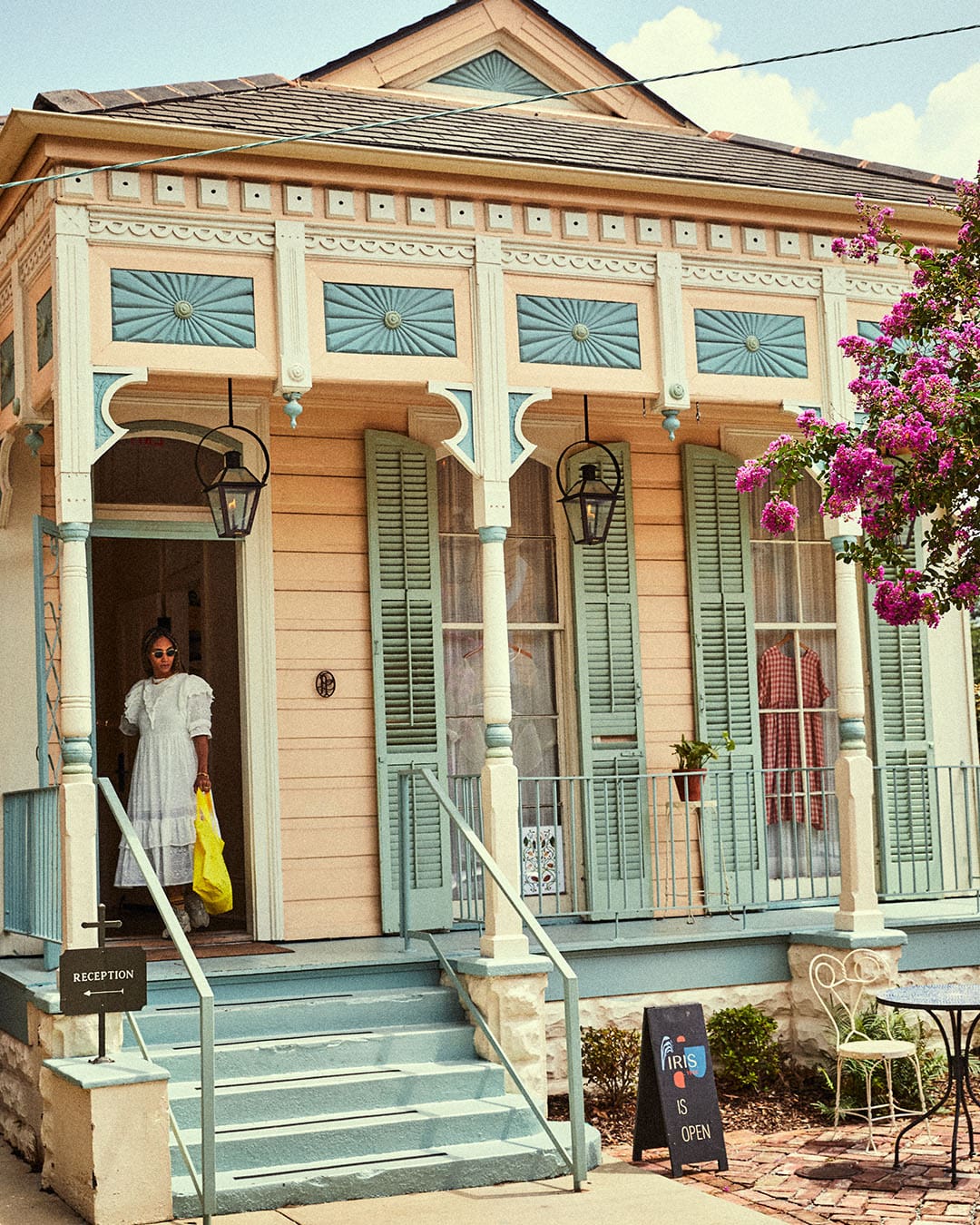 The exterior of Hôtel Peter and Paul, New Orleans