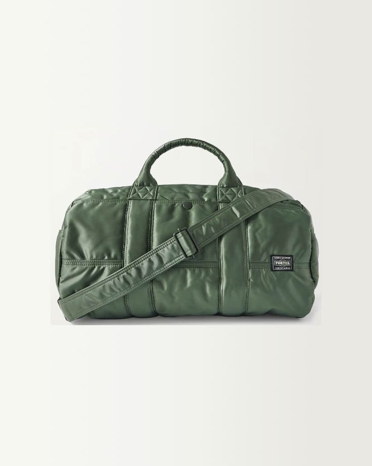 Porter Yoshida green holdall
