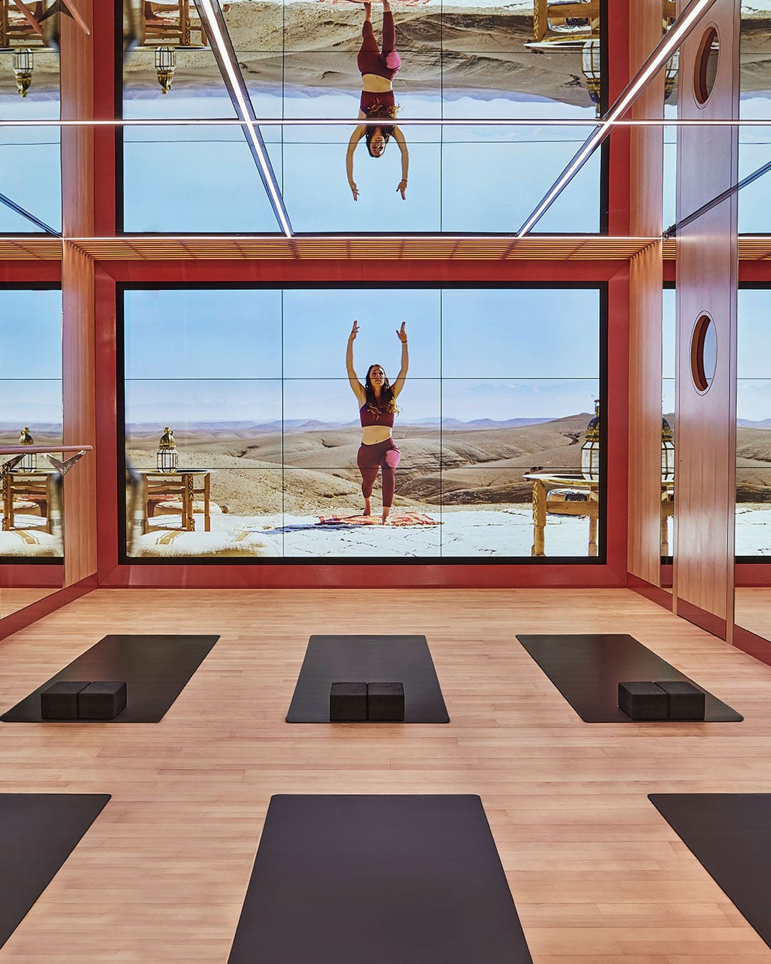 The yoga studio at Surrenne London
