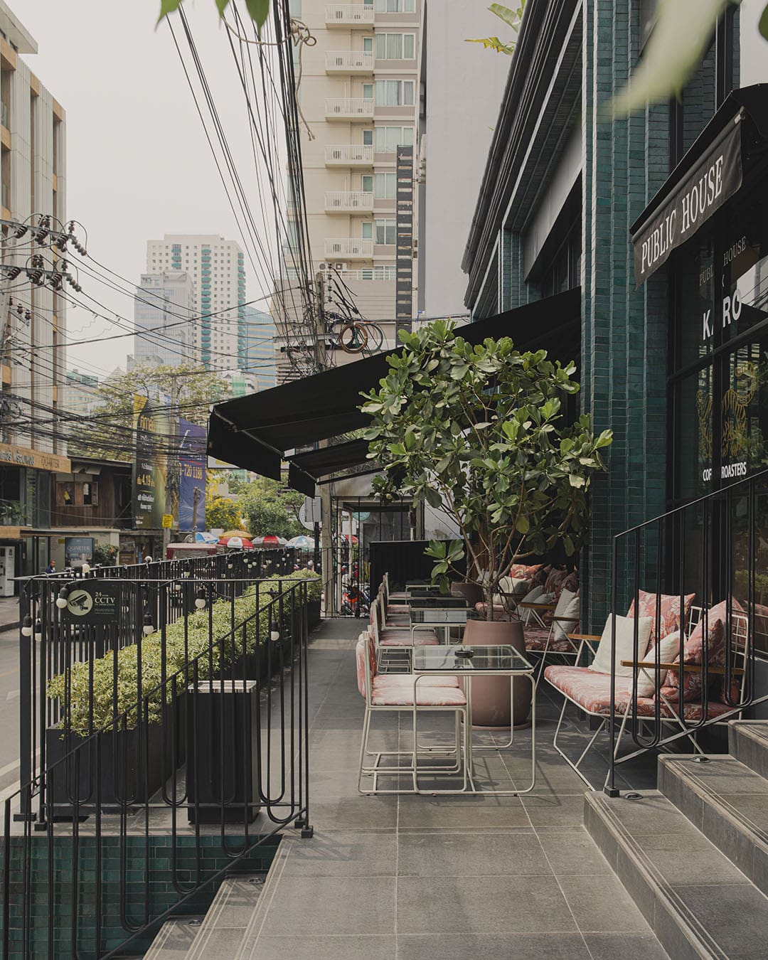 Exterior of Public House, one of Bangkok's best places for a coffee