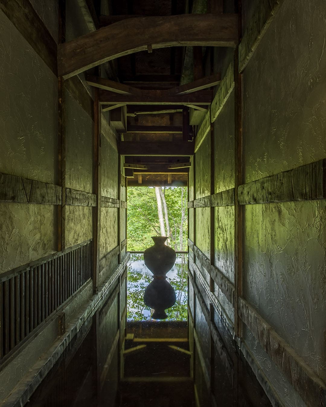 A sculpture at Shiguchi