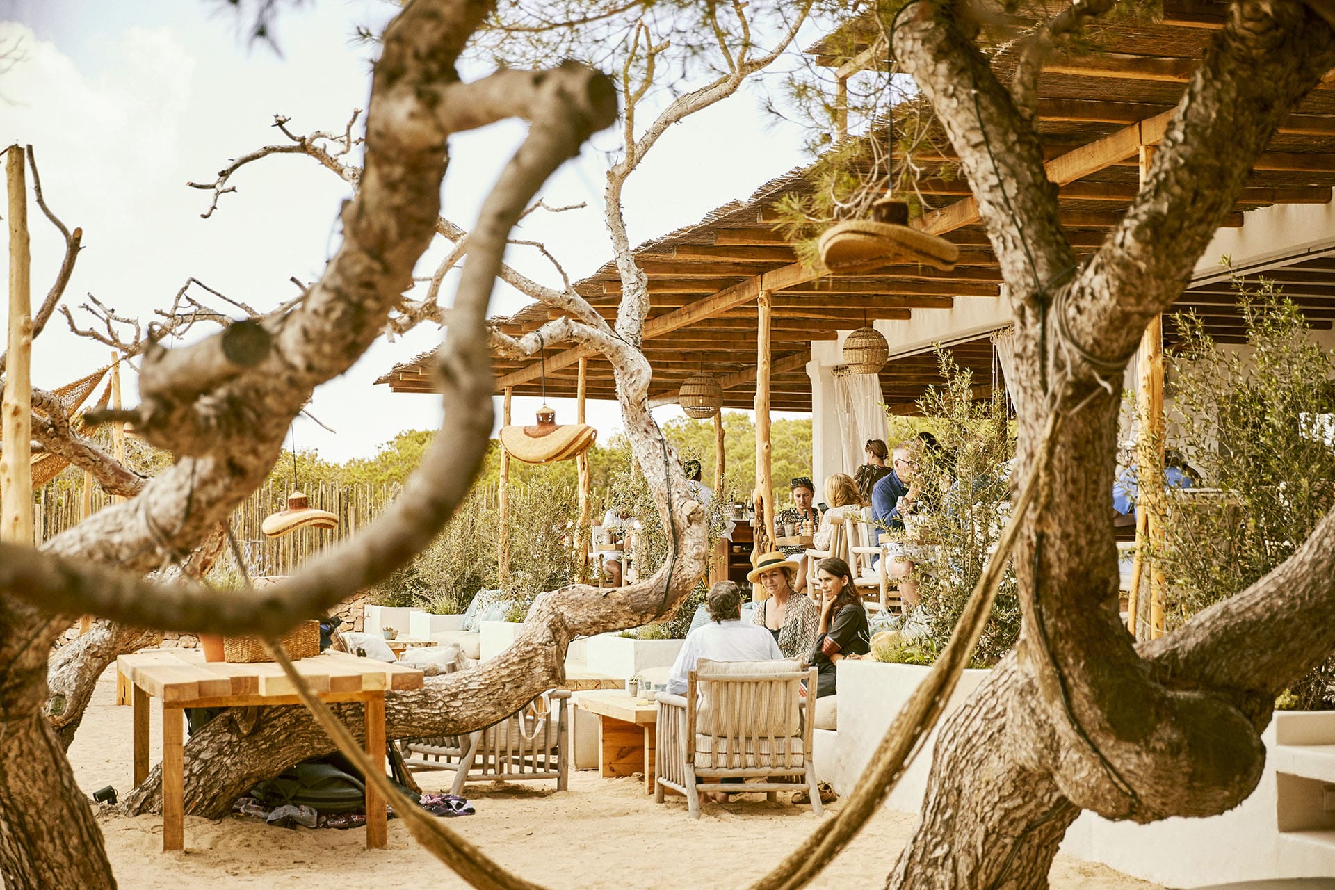 Guests enjoying a calmer pace of life at Teranka