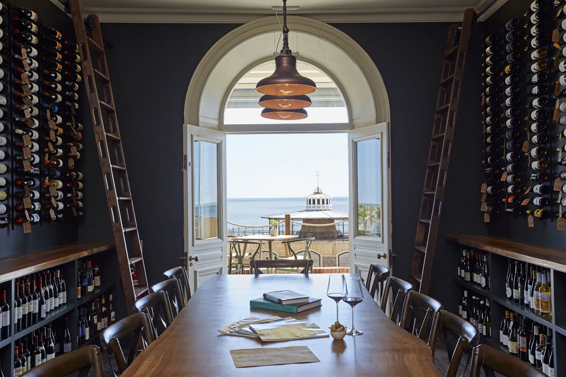 Views out to the sea from the Terrace Ventnor