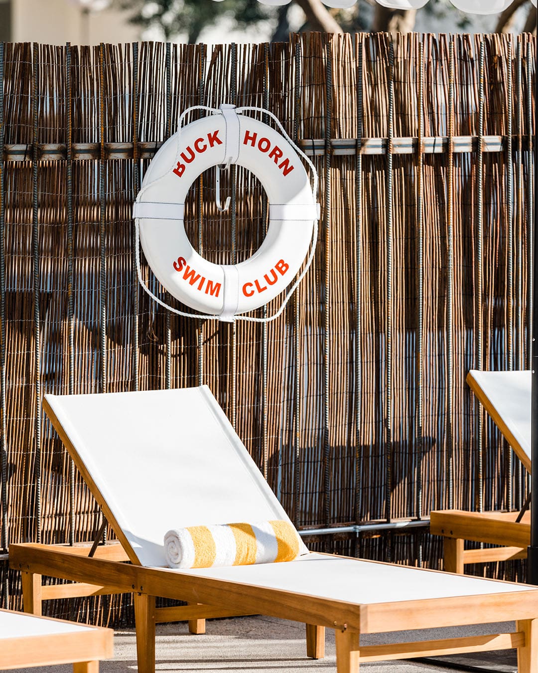 A sun lounger at Cuyama Buckhorn, Cuyama, California