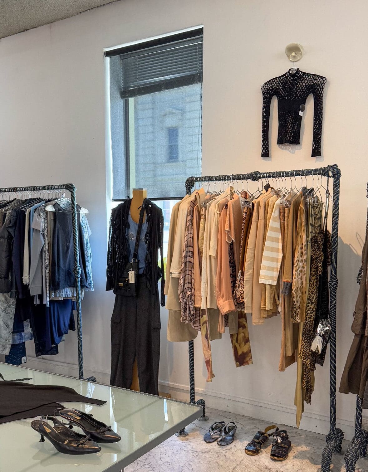 Curated vintage clothing at Lost and Found Market in Melbourne