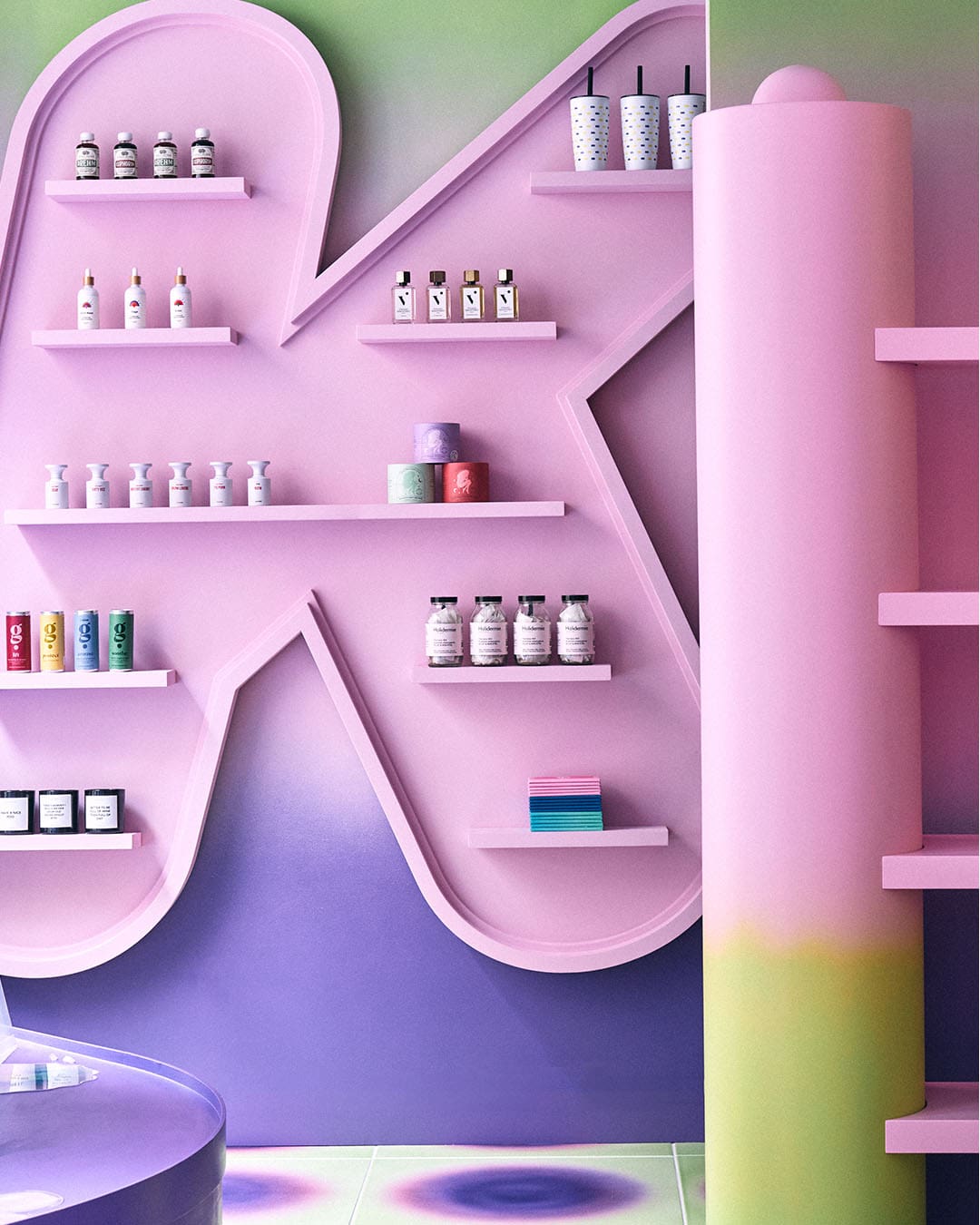 Wellness products on offer at Koibird, London.