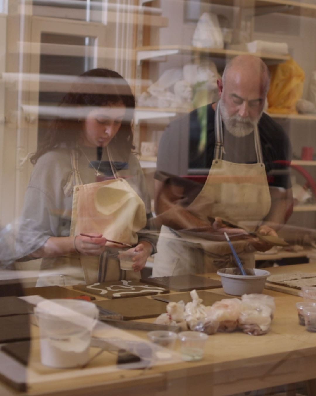 Ceramicists at Fabrica in Beirut