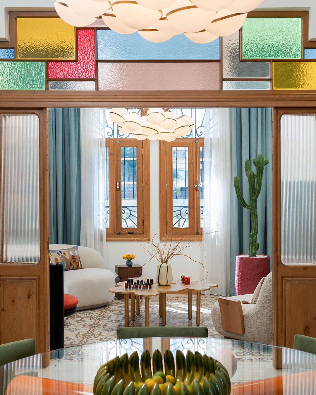 Surrealist bold interiors and artwork at Maison Dada in Beirut