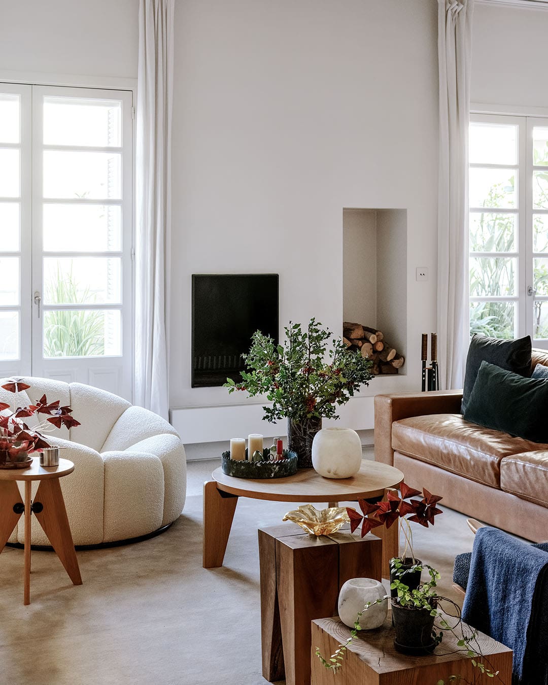 Living room in Carl Gerges Studio in Beirut