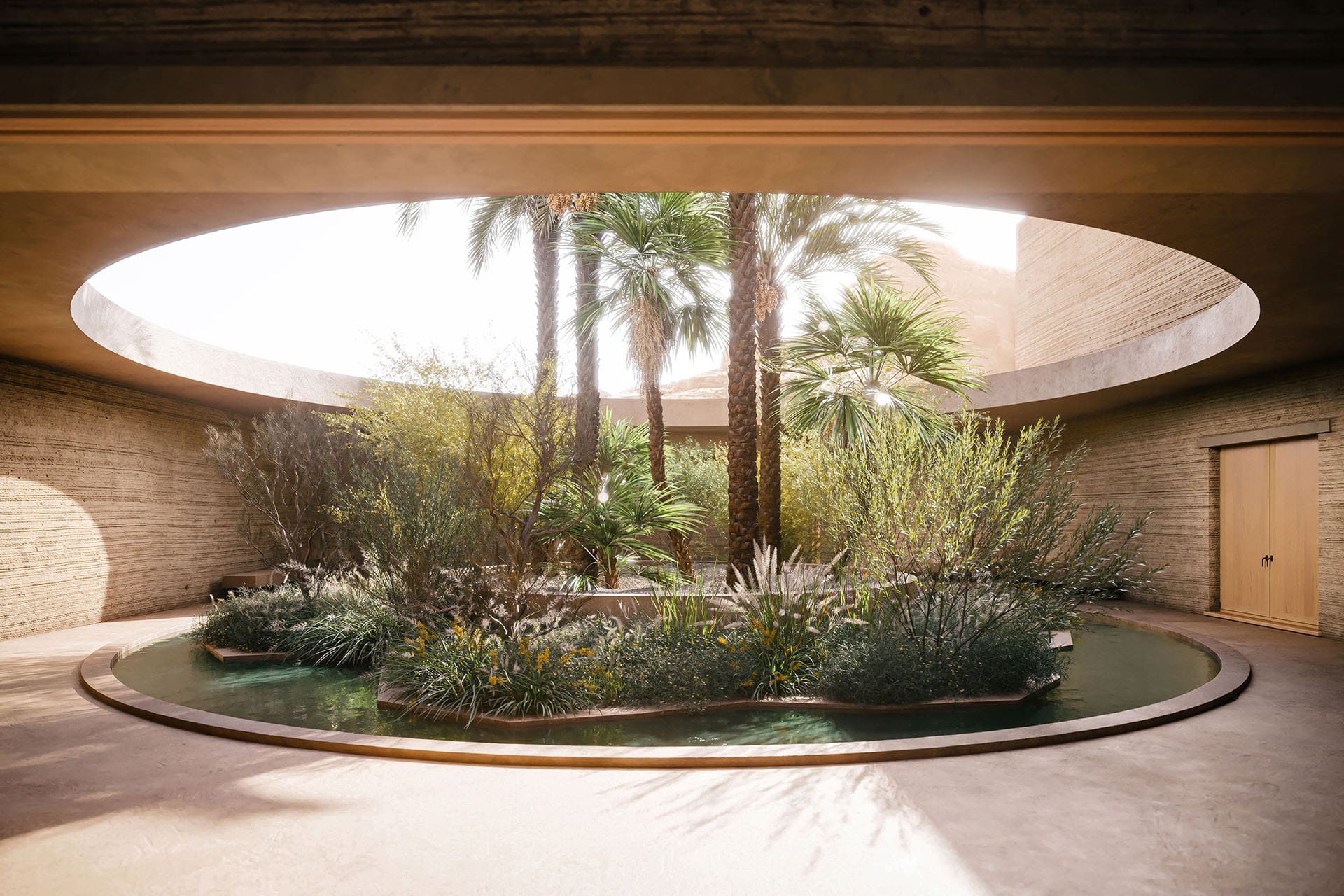 AlUla Music Studio in the Saudi Arabian desert, designed by Carl Gerges