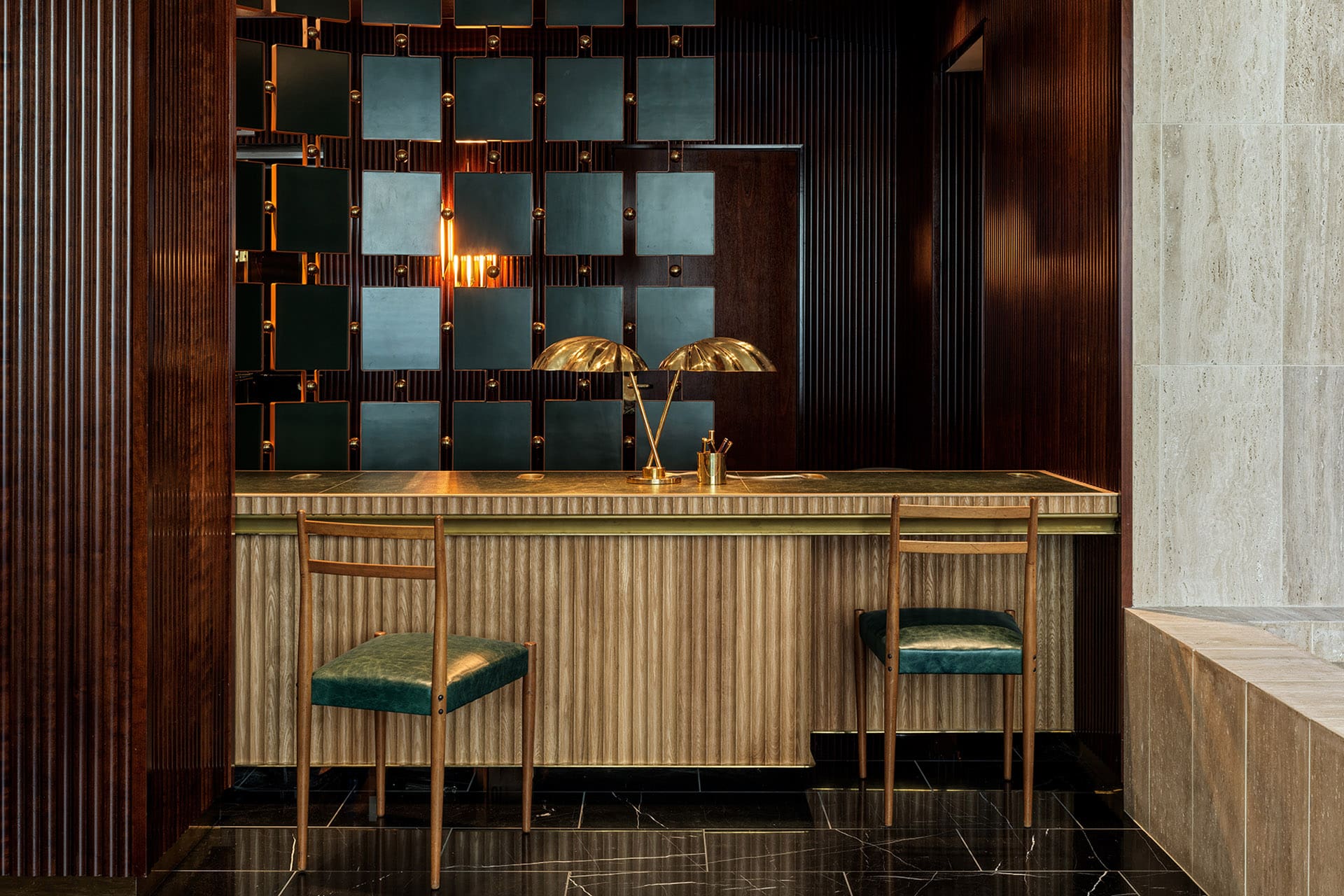 The bijou front desk at The Manner hotel, New York