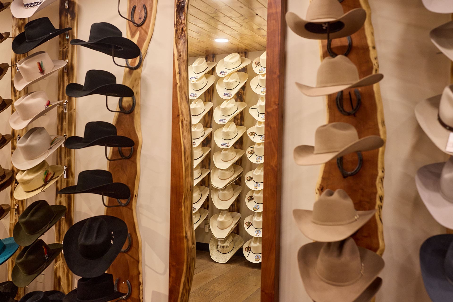 Hats on display at Mavericks of Scottsdale. Photography by Matt Martian