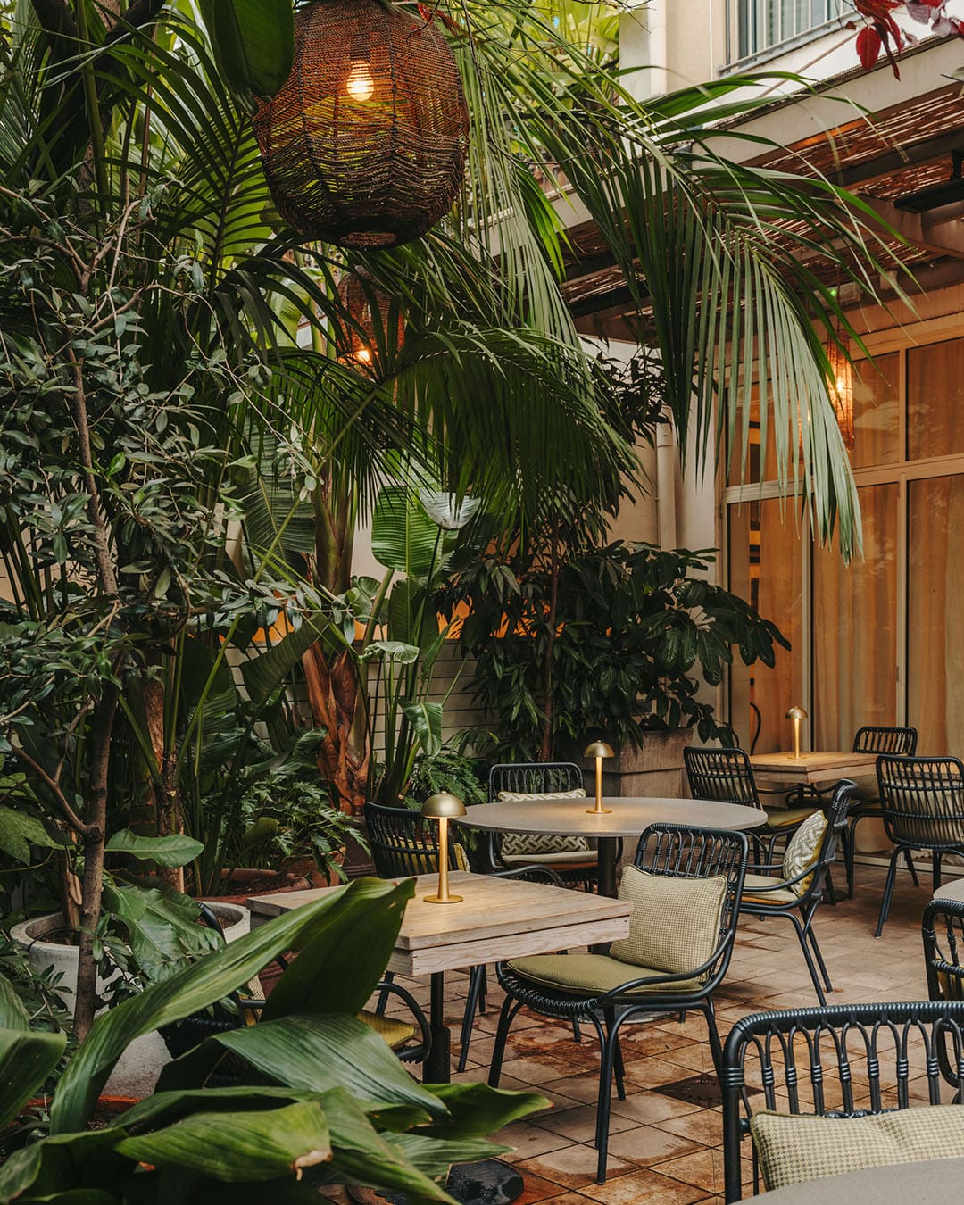 Courtyard at Barcelona. Photography by Salva Lopez