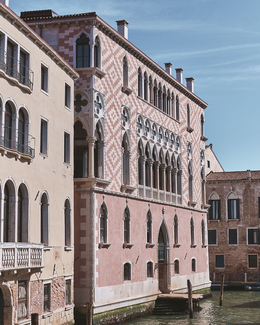 Exterior of the Orient Express hotel in Venice