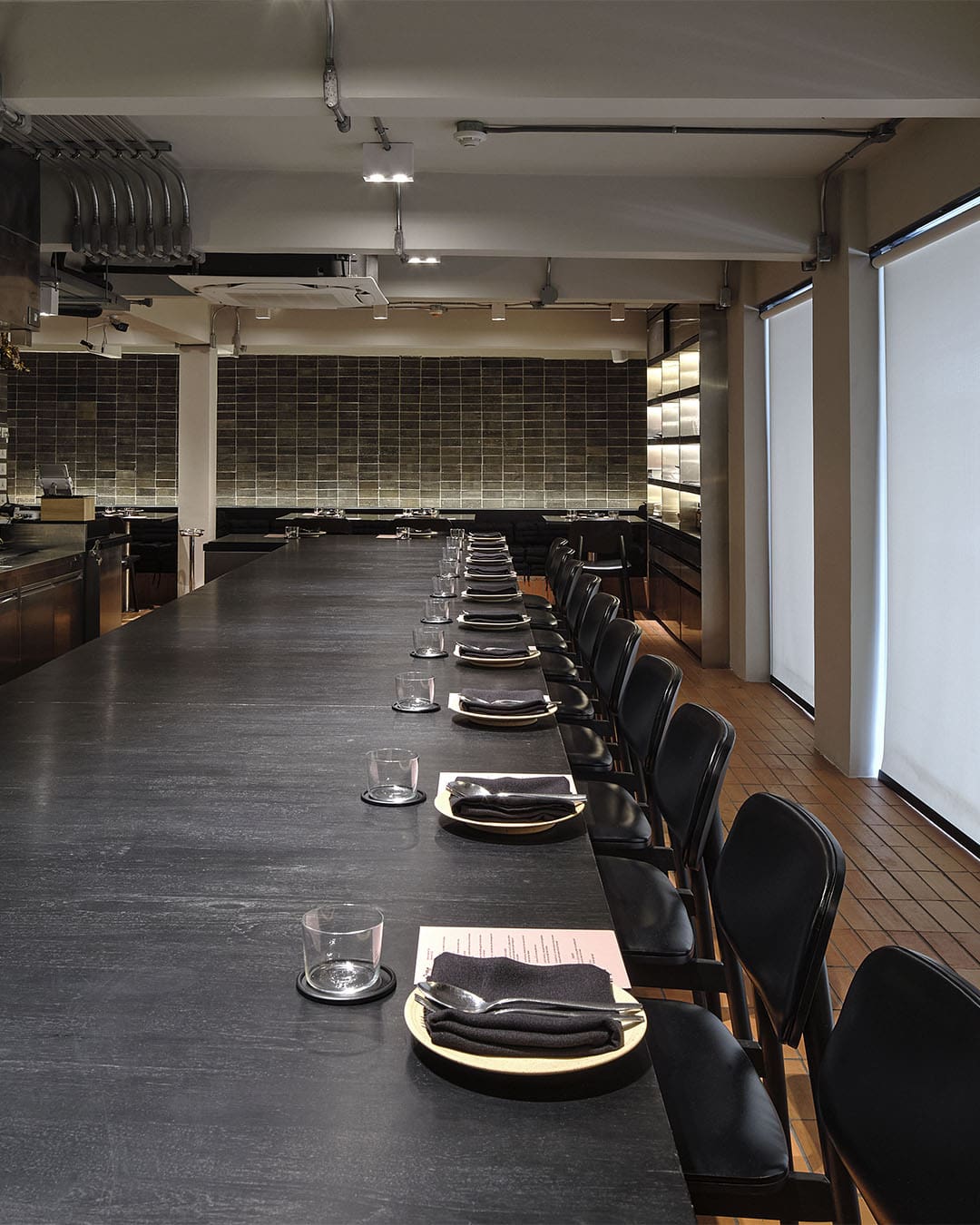 Counter dining at Samrub Samrub Thai in Bangkok