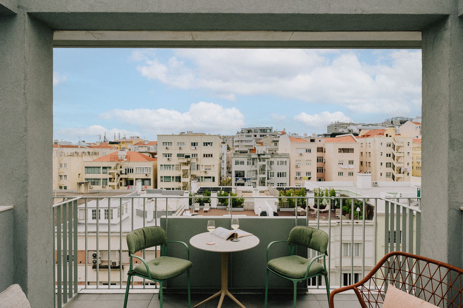 View from the balcony at Wilde Lisbon