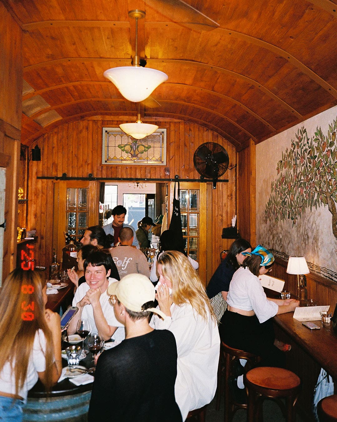 Customers at Bar Raton Laveur