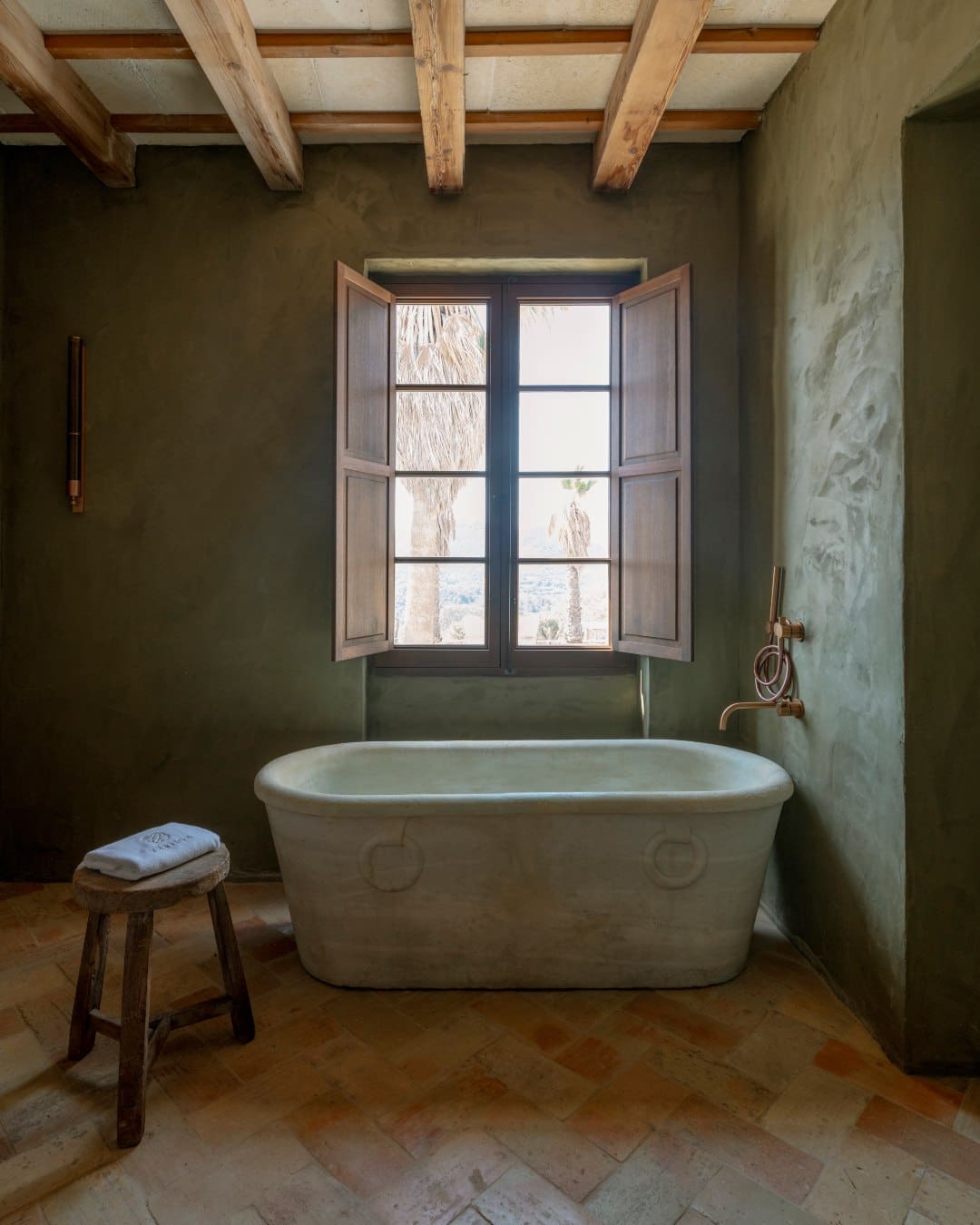 A standalone bath at Son Ermita Vestige Menorca